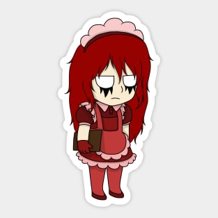 jason the toymaker maid chibi Sticker